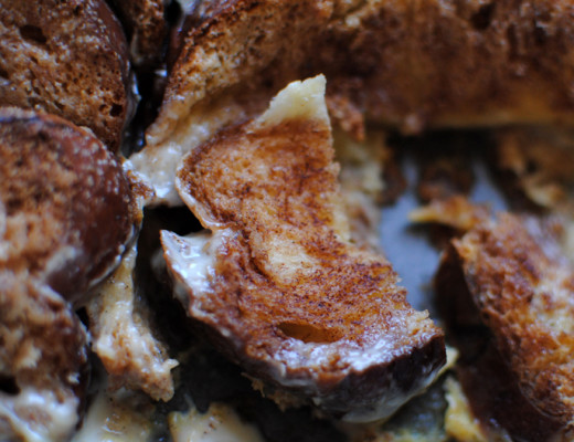 Vanilla Cinnamon Challah Bread Pudding